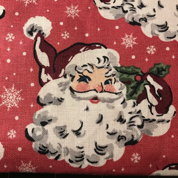 Handmade Retro Santa Claus Cotton Storage Bag - Picture 3 of 4